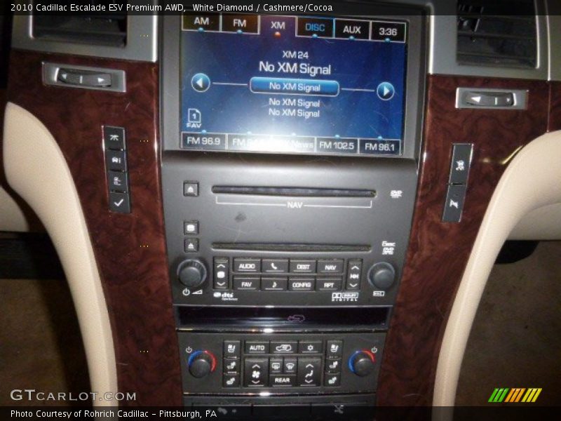 Controls of 2010 Escalade ESV Premium AWD