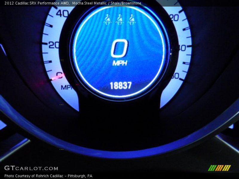 Mocha Steel Metallic / Shale/Brownstone 2012 Cadillac SRX Performance AWD