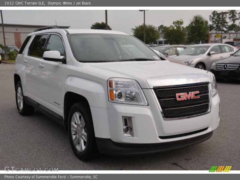 Olympic White / Jet Black 2012 GMC Terrain SLE