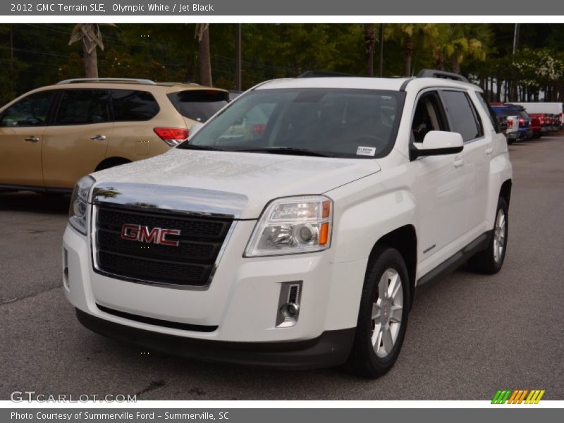 Olympic White / Jet Black 2012 GMC Terrain SLE