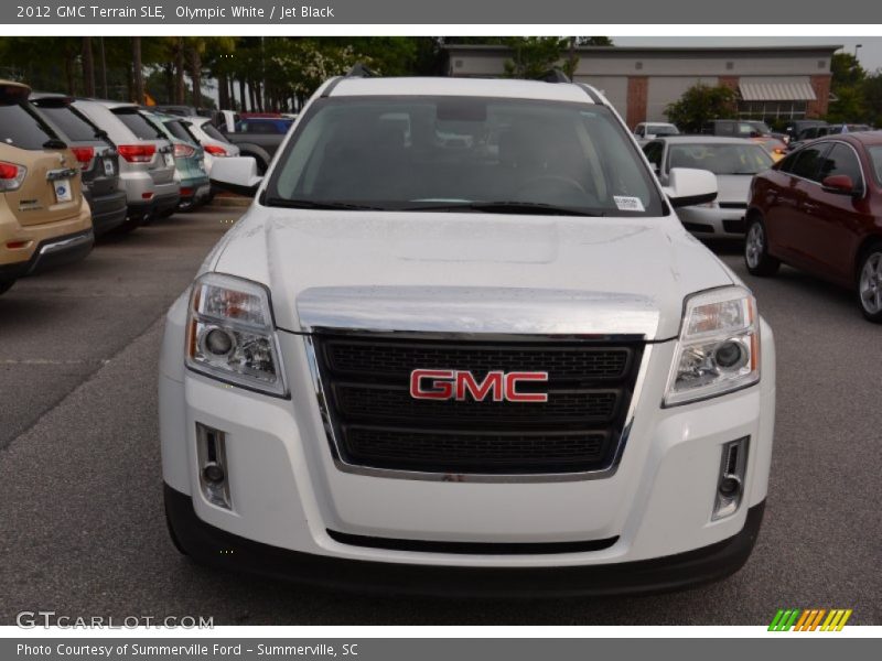 Olympic White / Jet Black 2012 GMC Terrain SLE