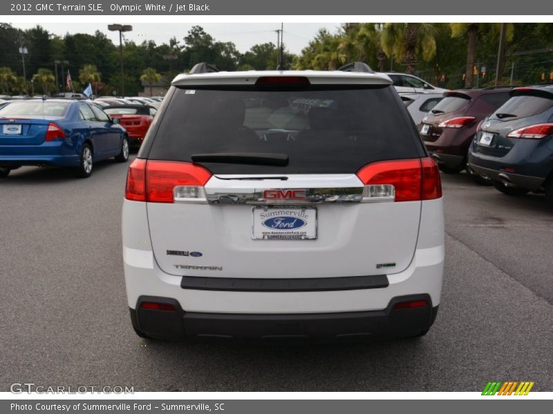 Olympic White / Jet Black 2012 GMC Terrain SLE