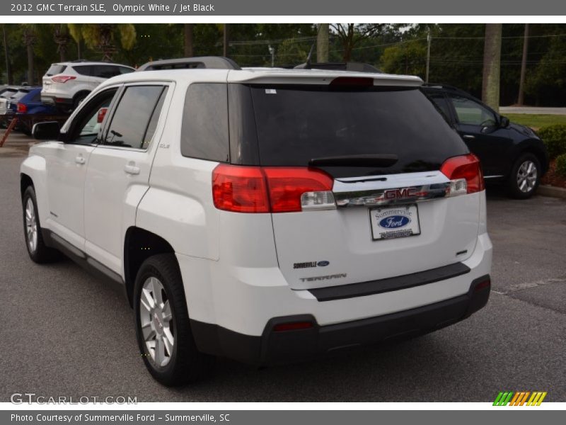 Olympic White / Jet Black 2012 GMC Terrain SLE