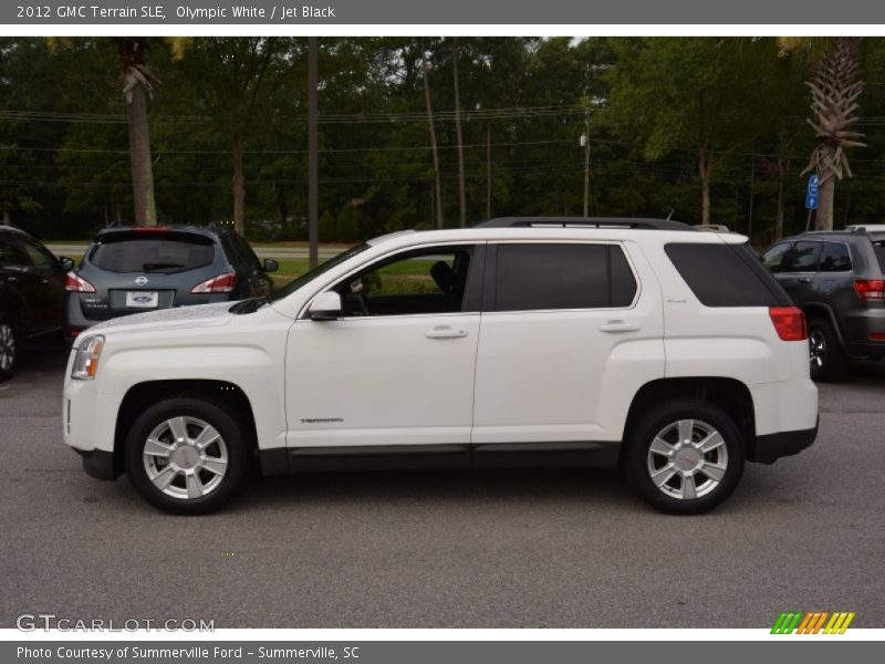 Olympic White / Jet Black 2012 GMC Terrain SLE