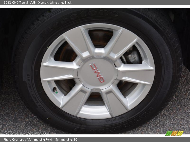 Olympic White / Jet Black 2012 GMC Terrain SLE