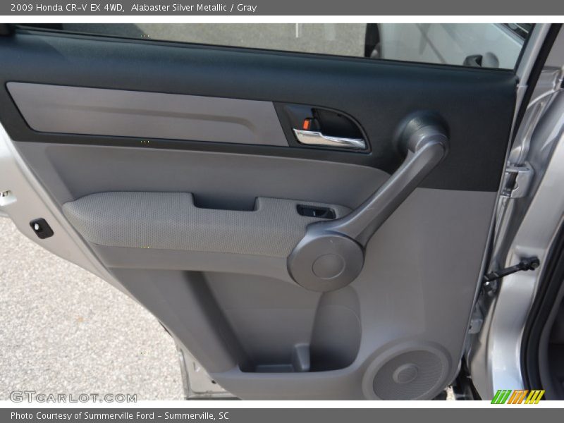 Alabaster Silver Metallic / Gray 2009 Honda CR-V EX 4WD