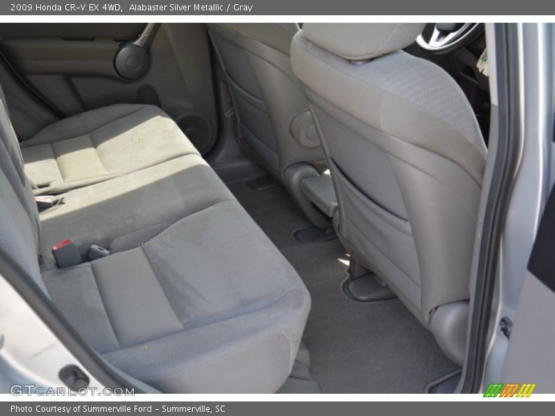 Alabaster Silver Metallic / Gray 2009 Honda CR-V EX 4WD