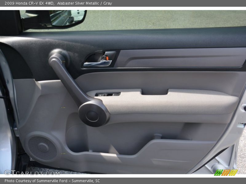 Alabaster Silver Metallic / Gray 2009 Honda CR-V EX 4WD