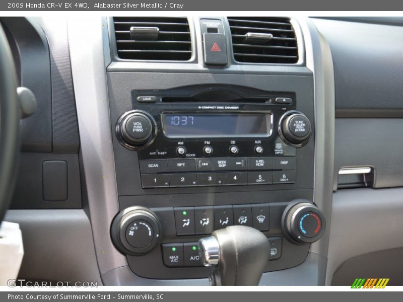 Alabaster Silver Metallic / Gray 2009 Honda CR-V EX 4WD