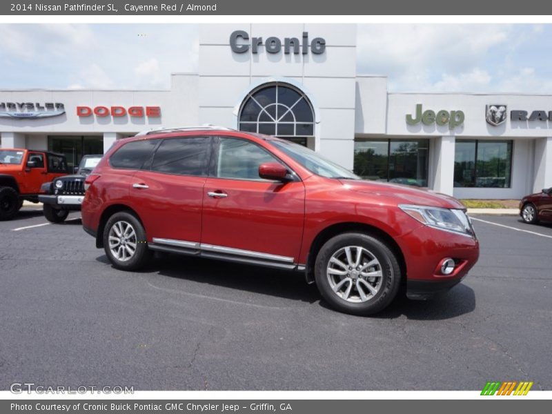 Cayenne Red / Almond 2014 Nissan Pathfinder SL