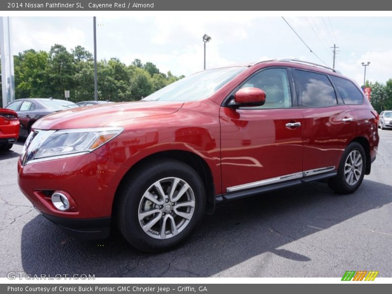 Cayenne Red / Almond 2014 Nissan Pathfinder SL