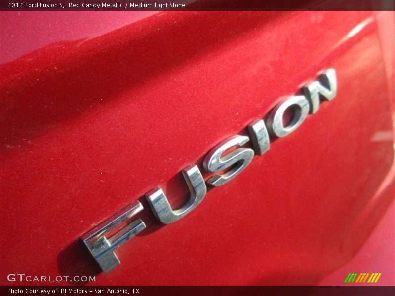 Red Candy Metallic / Medium Light Stone 2012 Ford Fusion S