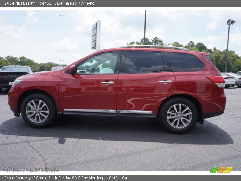 Cayenne Red / Almond 2014 Nissan Pathfinder SL