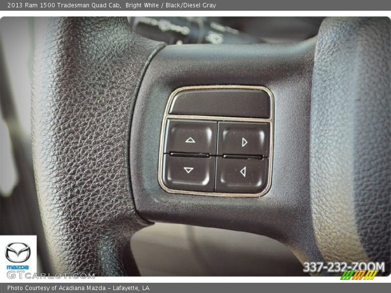 Bright White / Black/Diesel Gray 2013 Ram 1500 Tradesman Quad Cab