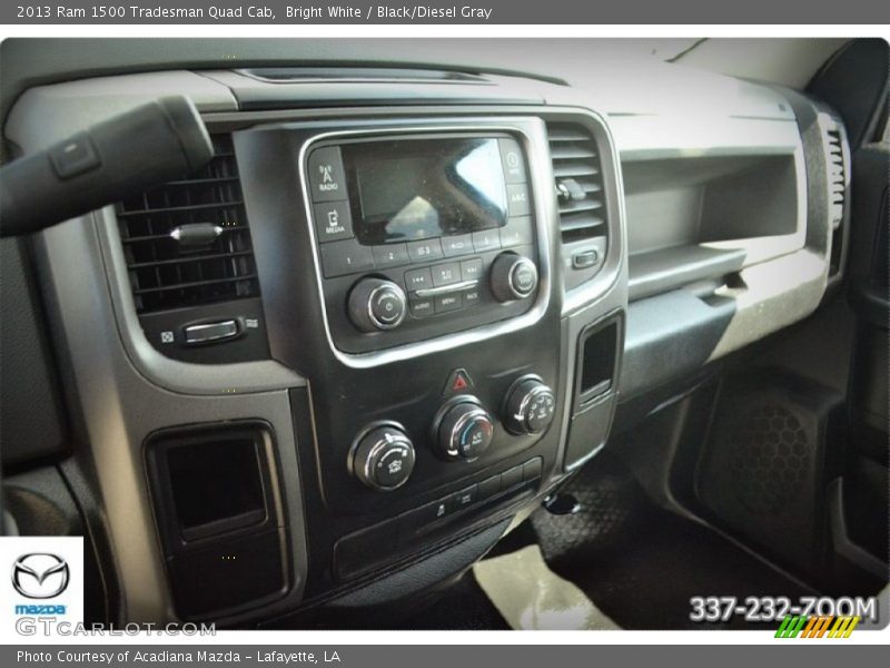 Bright White / Black/Diesel Gray 2013 Ram 1500 Tradesman Quad Cab