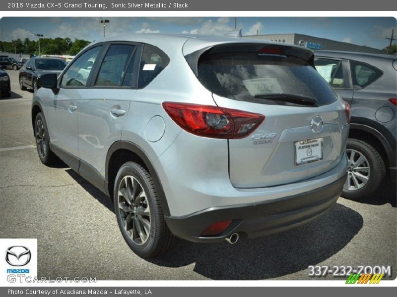 Sonic Silver Metallic / Black 2016 Mazda CX-5 Grand Touring