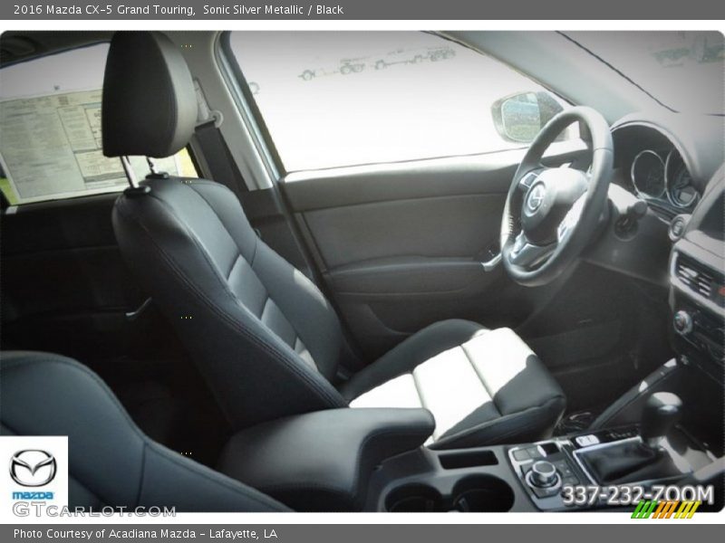 Sonic Silver Metallic / Black 2016 Mazda CX-5 Grand Touring
