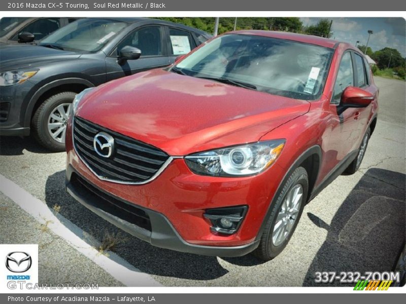 Soul Red Metallic / Black 2016 Mazda CX-5 Touring