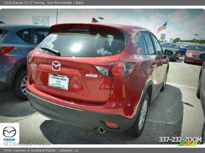Soul Red Metallic / Black 2016 Mazda CX-5 Touring