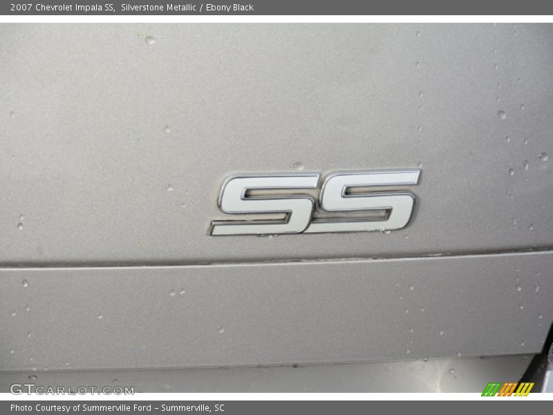 Silverstone Metallic / Ebony Black 2007 Chevrolet Impala SS