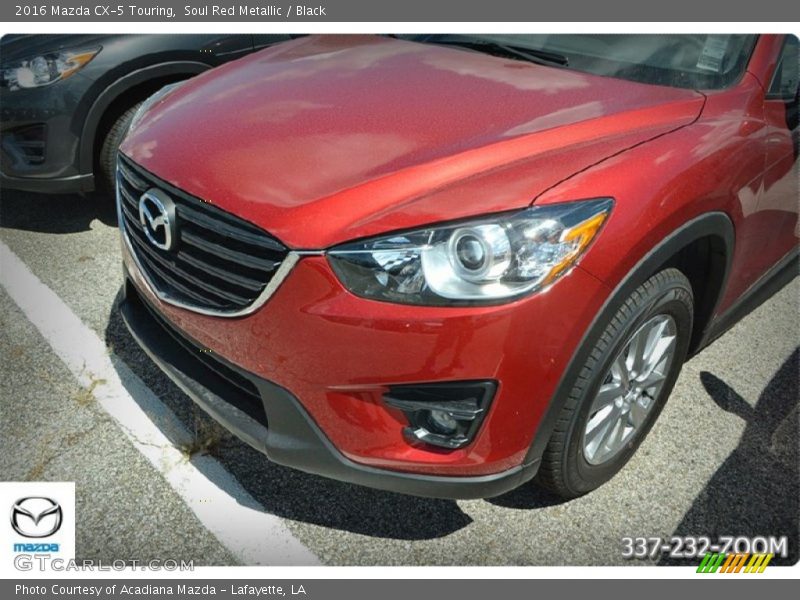 Soul Red Metallic / Black 2016 Mazda CX-5 Touring