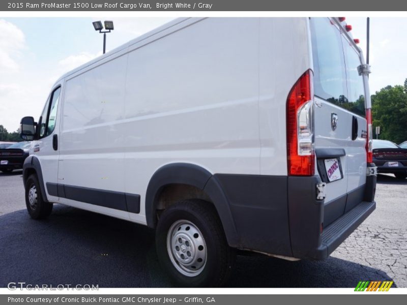 Bright White / Gray 2015 Ram ProMaster 1500 Low Roof Cargo Van