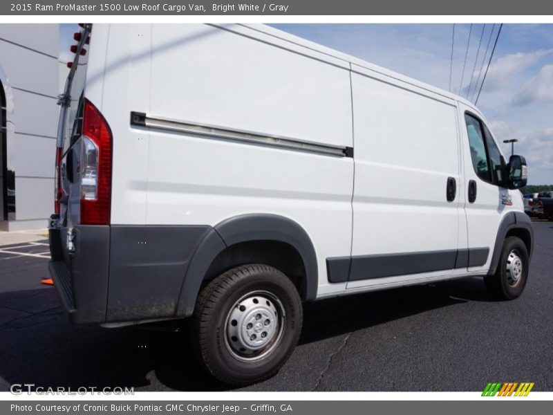 Bright White / Gray 2015 Ram ProMaster 1500 Low Roof Cargo Van