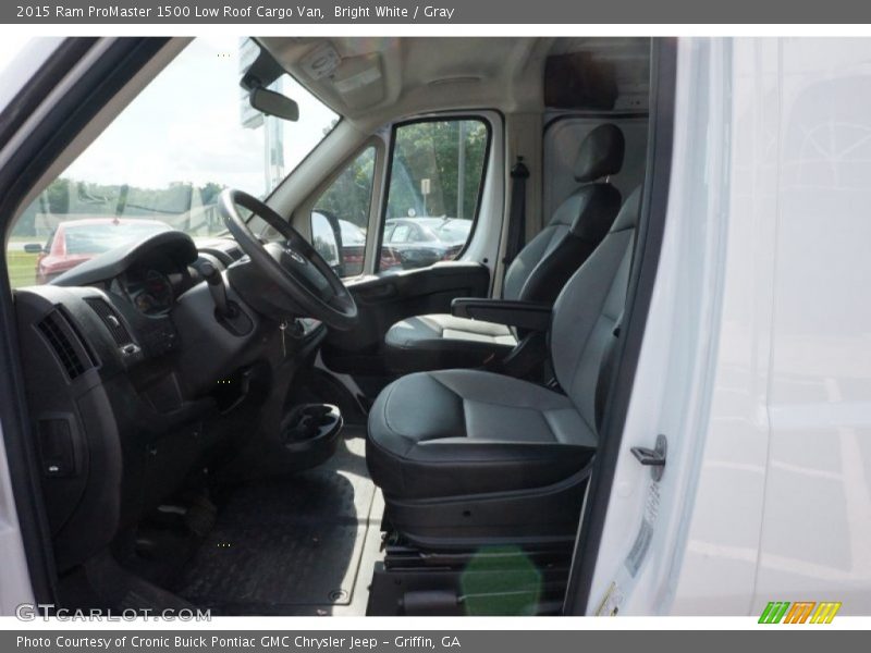 Bright White / Gray 2015 Ram ProMaster 1500 Low Roof Cargo Van