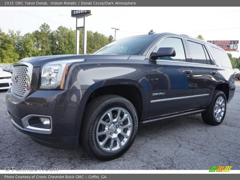 Iridium Metallic / Denali Cocoa/Dark Atmosphere 2015 GMC Yukon Denali