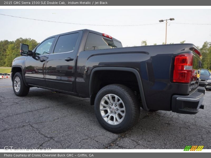 Iridium Metallic / Jet Black 2015 GMC Sierra 1500 SLE Double Cab