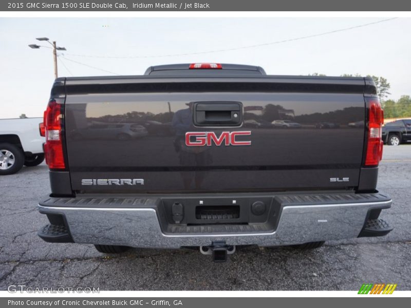 Iridium Metallic / Jet Black 2015 GMC Sierra 1500 SLE Double Cab
