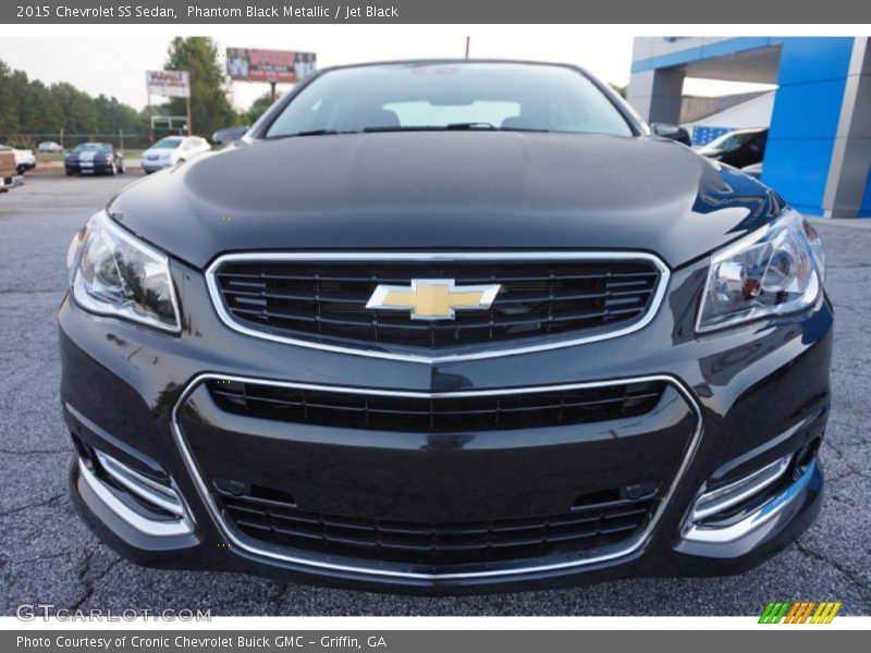 Phantom Black Metallic / Jet Black 2015 Chevrolet SS Sedan