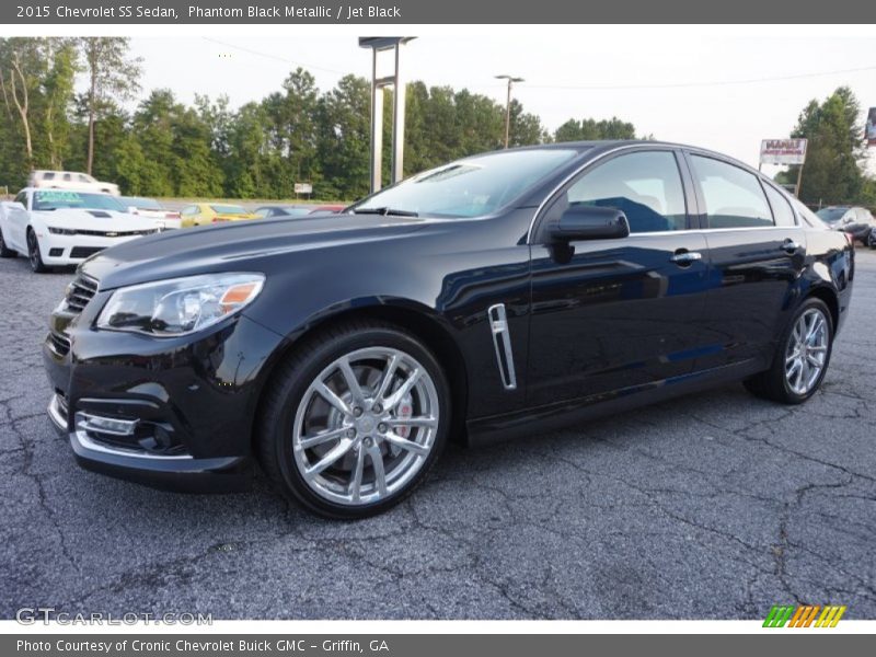 Phantom Black Metallic / Jet Black 2015 Chevrolet SS Sedan