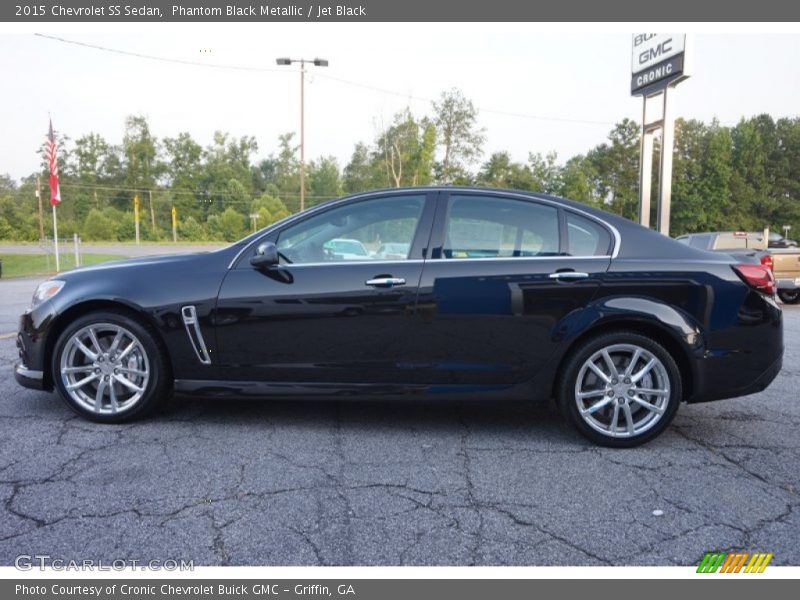 Phantom Black Metallic / Jet Black 2015 Chevrolet SS Sedan