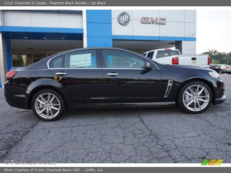 Phantom Black Metallic / Jet Black 2015 Chevrolet SS Sedan