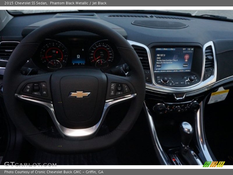 Phantom Black Metallic / Jet Black 2015 Chevrolet SS Sedan