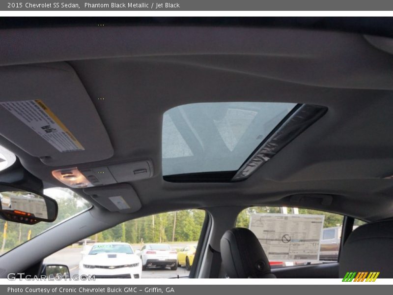 Phantom Black Metallic / Jet Black 2015 Chevrolet SS Sedan