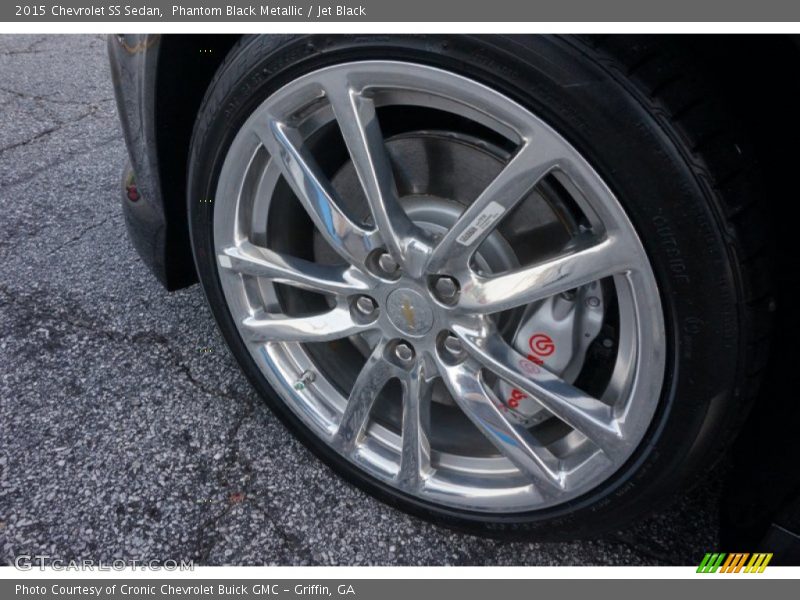 Phantom Black Metallic / Jet Black 2015 Chevrolet SS Sedan