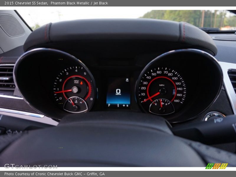 Phantom Black Metallic / Jet Black 2015 Chevrolet SS Sedan