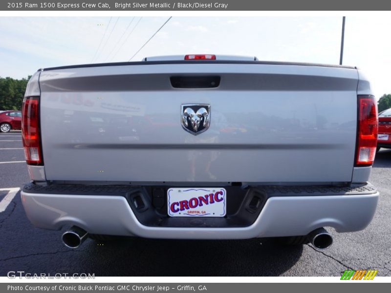 Bright Silver Metallic / Black/Diesel Gray 2015 Ram 1500 Express Crew Cab