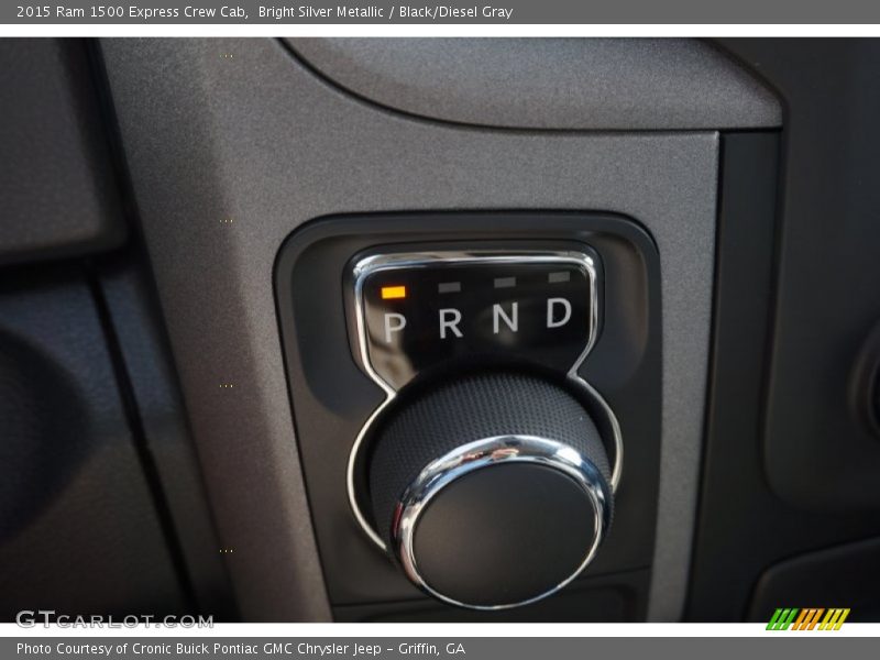 Bright Silver Metallic / Black/Diesel Gray 2015 Ram 1500 Express Crew Cab