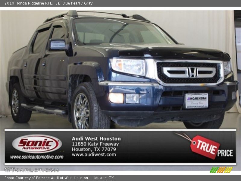 Bali Blue Pearl / Gray 2010 Honda Ridgeline RTL