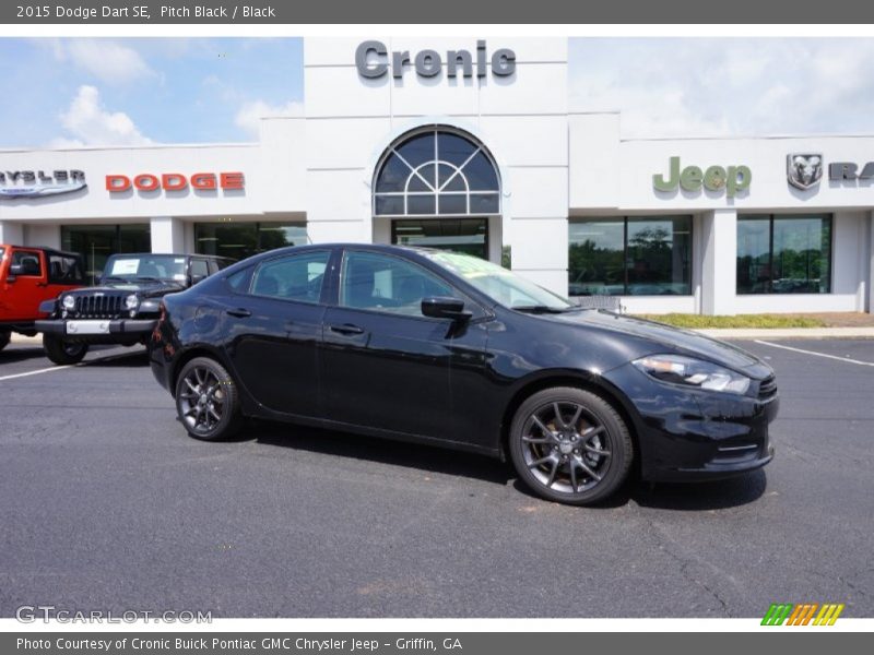 Pitch Black / Black 2015 Dodge Dart SE