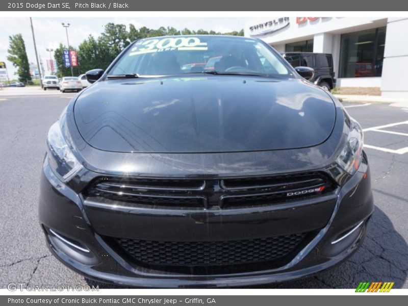 Pitch Black / Black 2015 Dodge Dart SE