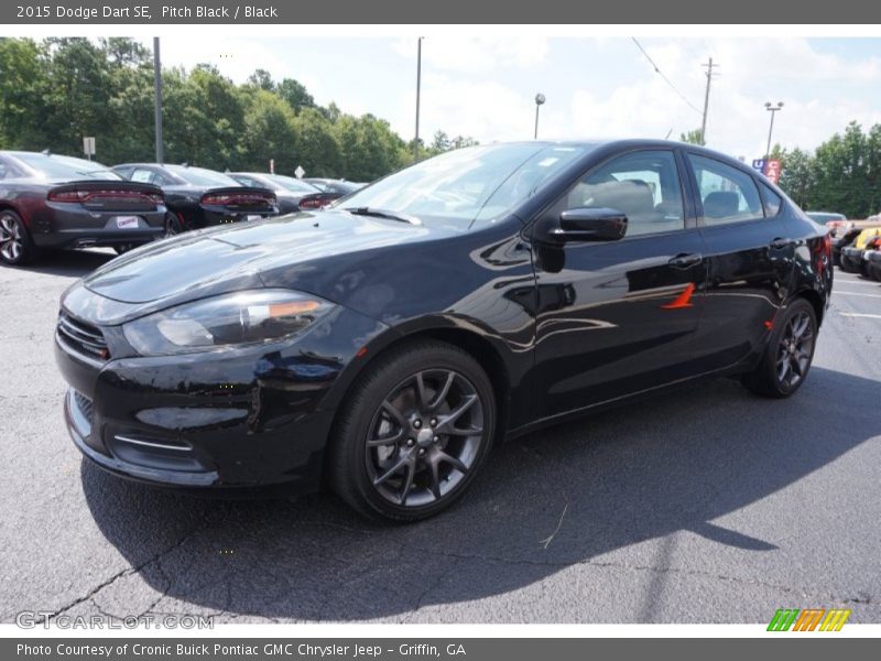 Pitch Black / Black 2015 Dodge Dart SE