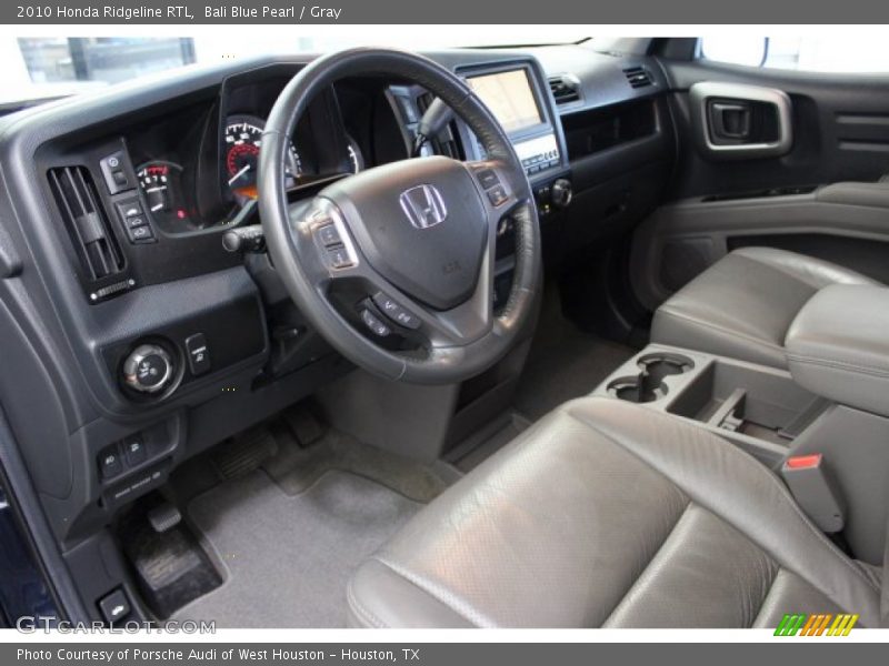 Bali Blue Pearl / Gray 2010 Honda Ridgeline RTL