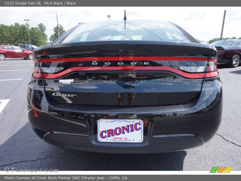 Pitch Black / Black 2015 Dodge Dart SE