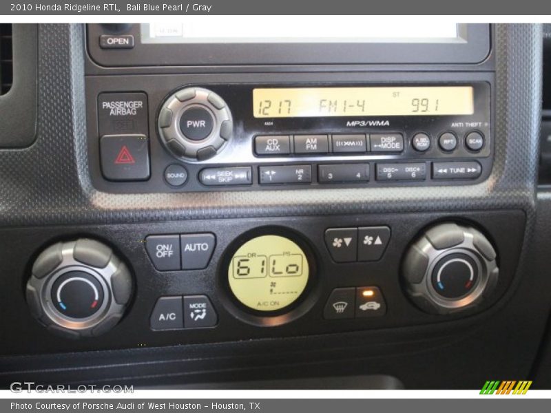 Bali Blue Pearl / Gray 2010 Honda Ridgeline RTL