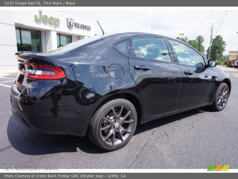 Pitch Black / Black 2015 Dodge Dart SE