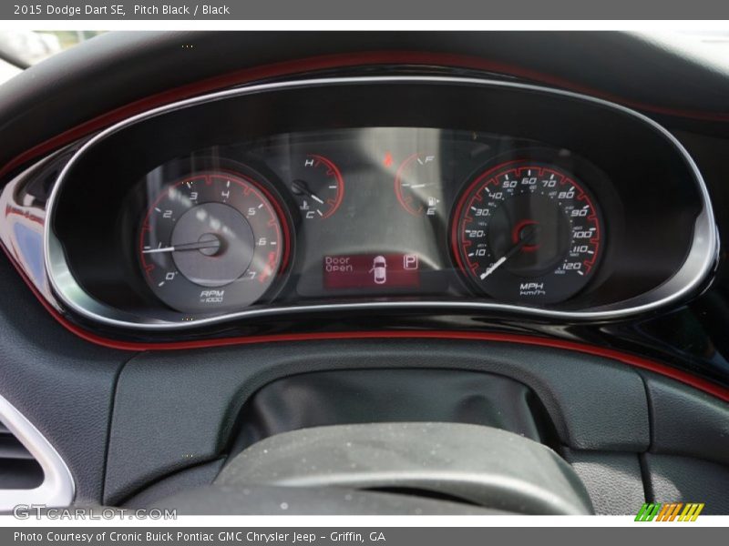 Pitch Black / Black 2015 Dodge Dart SE